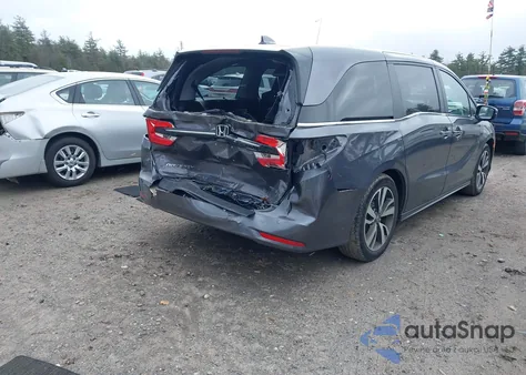 2021 Honda Odyssey Touring from USA, damaged, VIN 5FNRL6H8XMB033980